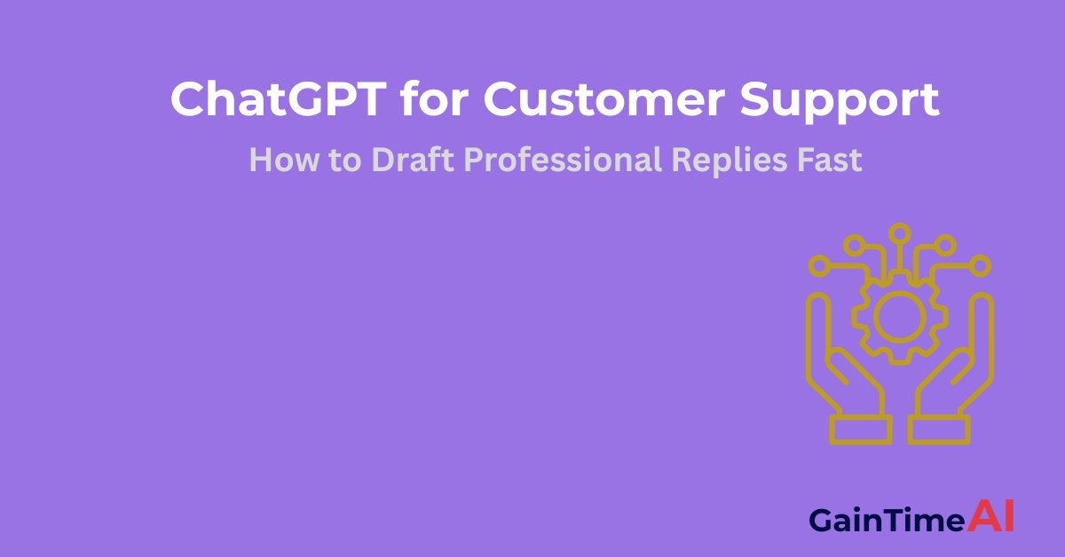 How to Use ChatGPT for Customer Support Emails